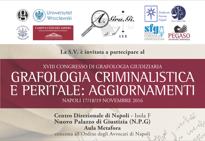 image: Udział doktora Adriana Szumskiego w XVIII Congresso di Grafologia Giudiziaria w Neapolu